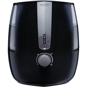 image:imageHomedics TotalComfort Plus Humidifier  Large Air Humidifiers for Bedroom Plants  TopFill 53L Water Tank with Cool and Warm Mist Essential Oil Pads Colored NightLight Black