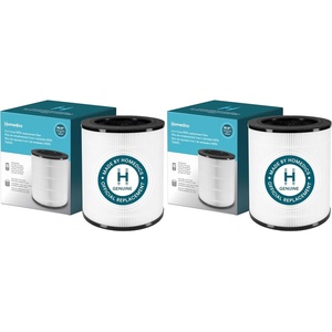 image:imageHomedics True HEPA Replacement Filter For Homedics Air Purifier  ompatible APT200 and APT2503 Dust Remover Air Cleaner Remove Household Odors Activated Carbon Filters Remove Pet Odors81 x 81 x 85 Pack of 2