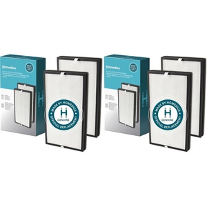 image:imageHomedics True HEPA Replacement Filter for APC500 APC550  Compatible with Homedics Air Purifier APC500 APC550 Dust Remover Air Cleaner Activated Carbon Filters Remove Odors149 x 16 x 87 Pack of 2