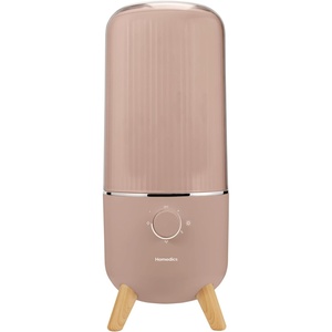 image:imageHomedics Ultrasonic Humidifier Bedrooms and Home Offices 097Gallon Tank  45Hour Runtime Visible UltraQuiet Cool Mist Aromatherapy Demineralization Cartridge NightLight AutoOff PlatinumTaupe
