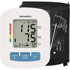 image:imageHomedics Upper Arm 300 Series Blood Pressure Monitor  Easy OneTouch Operation Irregular Heartbeat Detector Accurate ResultsLarge