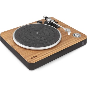 image:imageHouse of Marley Stir It Up Wireless Turntable Vinyl Record Player with Wireless Bluetooth Connectivity 2 Speed Belt Builtin PreAmp and Sustainable MaterialsSignature Black
