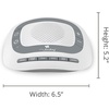 image:imageMyBaby SoundSpa White Noise Machine for Babies  6 Soothing Lullabies for Newborns Sound Therapy for Travel Relaxing Kids Newborns Baby Songs Adjustable Volume Autooff Timer By HoMedics1 Count Pack of 1