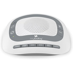 image:imageMyBaby SoundSpa White Noise Machine for Babies  6 Soothing Lullabies for Newborns Sound Therapy for Travel Relaxing Kids Newborns Baby Songs Adjustable Volume Autooff Timer By HoMedics1 Count Pack of 1