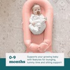 image:imageMyBaby 3in1 Calming Baby Cushion Soothing Comfort for Newborns amp Infants Snuggling Sensation Sound and Vibration Designed for Safety Rechargeable amp MachineWashable by Homedics CoralCoral